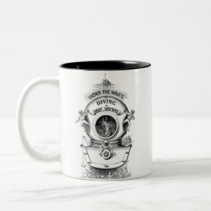 Tiefsee-Tauchsturzhelm Zweifarbige Tasse