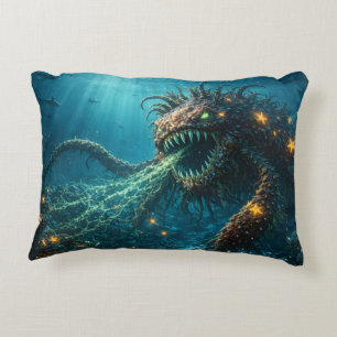 Tiefsee-Terror Leviathan-Krümel im Bettkissen Dekokissen