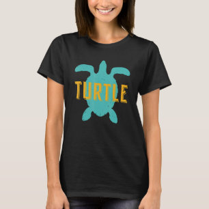 Tiefsee und Natur Vintages Schildkrötenaquarium Fi T-Shirt