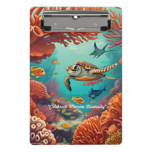 "Tiefseeartigen" Mini Klemmbrett