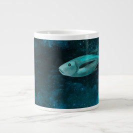 Tiefseefisch-Illustration Riesige Kaffeetasse Jumbo-Tasse