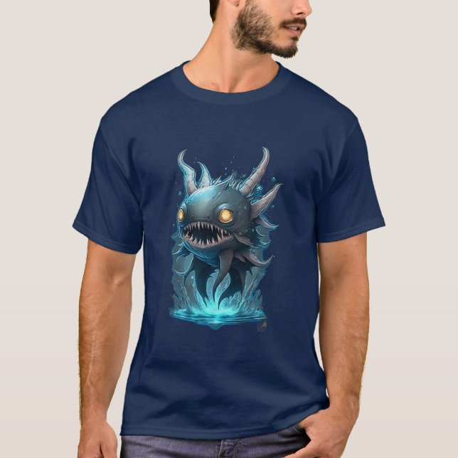 Tiefseefische Abyssal-Kreaturenfische T - Shirt (Vorderseite)