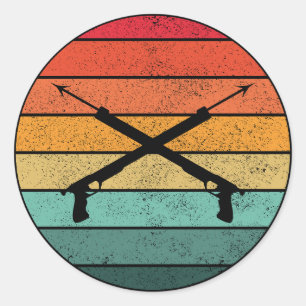 Tiefseefischerei Runder Aufkleber