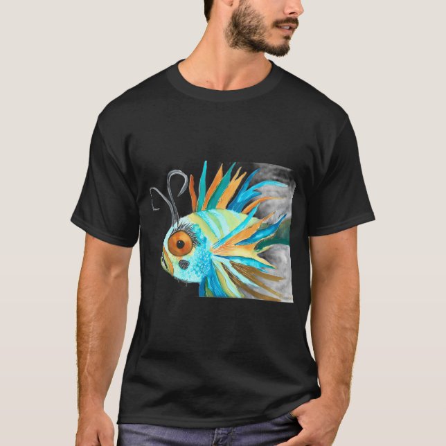 Tiefseefischmonster T-Shirt (Vorderseite)