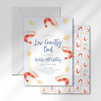 Tiefseefischuhkohl Garnelenkohle Einladung