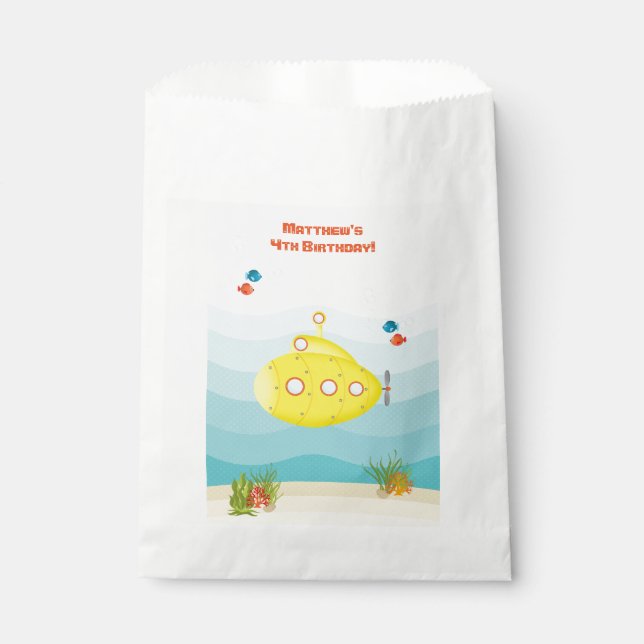 Tiefseegarnelenuntersee Geschenktütchen (Vorderseite)