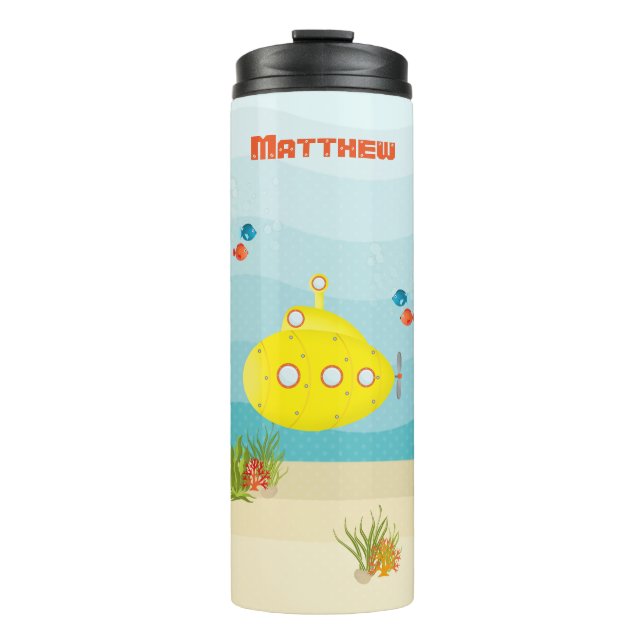 Tiefseegarnelenuntersee Thermosbecher (Vorderseite)