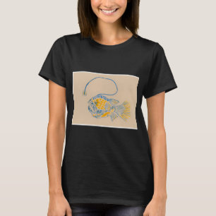 Tiefseegeschöpf Wasserfarbe T-Shirt