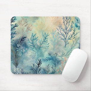 Tiefseekorallenriff Blaues Aquamarines Meer Mousepad