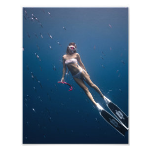 Tiefseetauchen Fotodruck