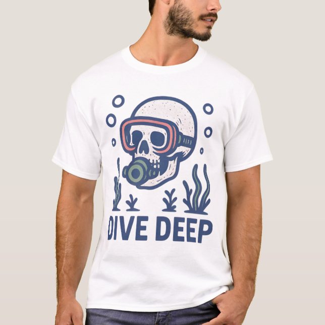 Tiefseetauchen T-Shirt (Vorderseite)