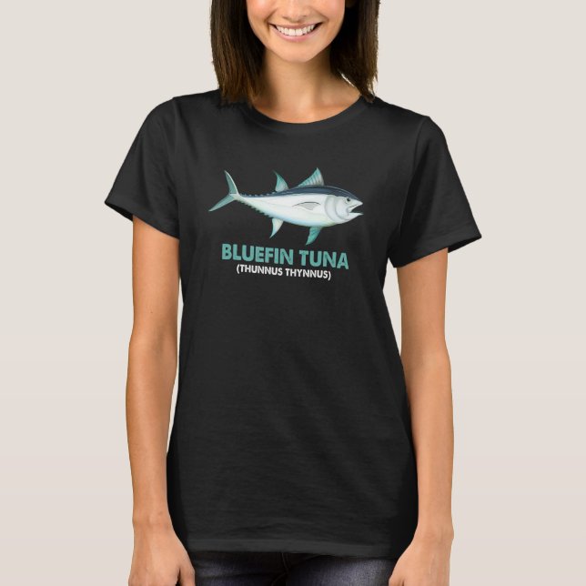 Tiefseethunfischerei Thunfischfang Blauflossenthun T-Shirt (Vorderseite)