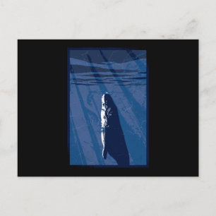 Tiefseewal Postkarte