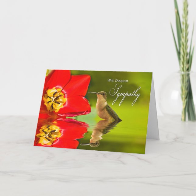 tiefstes Beileid Karte (Vorderseite)