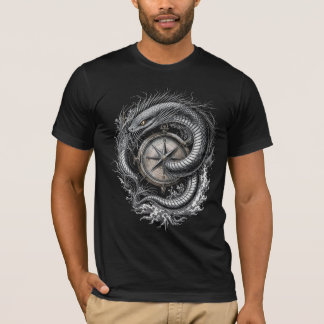 Tiefwasser-Nautik-Tattoo-Kunst T-Shirt