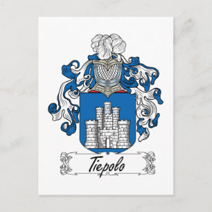 Tiepolo-Familienwappen Postkarte