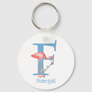 Tier ABC F ist für Flamingo-Schlüsselring geeignet Schlüsselanhänger