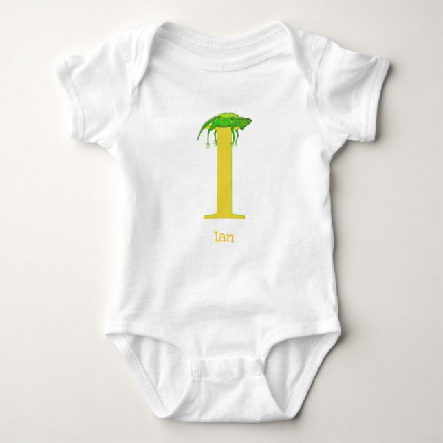 Tier ABC I ist ein Baby-Bodysuit für Leguana Baby Strampler (Vorderseite)