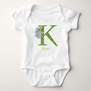 Tier ABC K ist für Koala Baby Bodysuit Baby Strampler