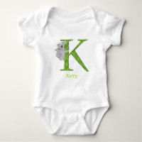 Tier ABC K ist für Koala Baby Bodysuit