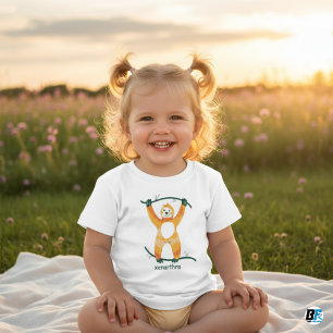 Tier Alphabet X für Xenarthra Baby T-shirt