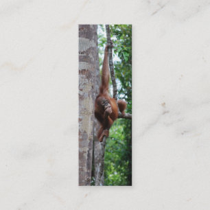 Tier-Baum Hugger MiniLesezeichen Mini Visitenkarte