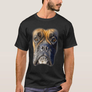 Tier Boxer Face Dog T-Shirt