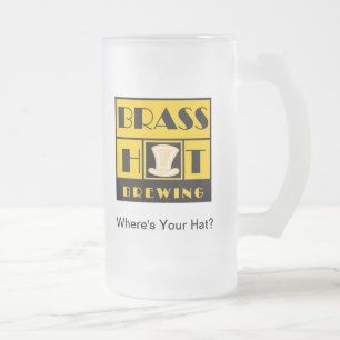 Tier-Brauenglasbier-Tasse #1 Mattglas Bierglas