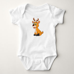 Tier-Cartoon-Illustration Baby Strampler