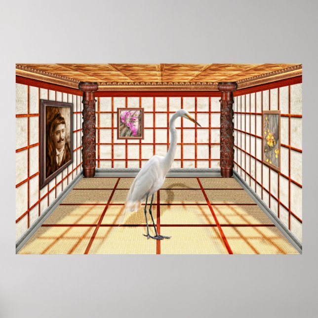 Tier - das Egret Poster (Vorne)