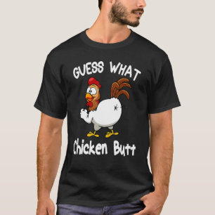 Tier errate was Hühnerhintern Niedliche Hühner Buf T-Shirt