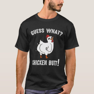 Tier errate was Hühnerhintern Niedliche Hühner Fan T-Shirt