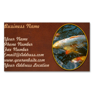 Tier - Fisch - Bestes Glück Magnetische Visitenkarte