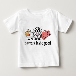 Tier-Geschmack gut - lustiger Baby T-shirt
