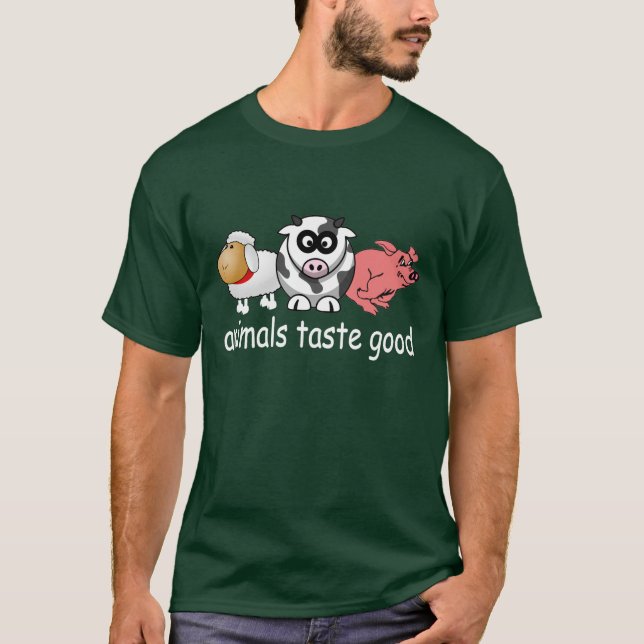Tier-Geschmack gut - veränderbare T-Shirt (Vorderseite)