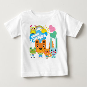 Tier-gute Freunde Baby T-shirt