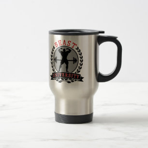 Tier-HochschulBodybuildings-Reise-Tasse Reisebecher