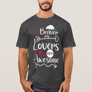 Tier Holzfäller Zoo Geschenk T-Shirt