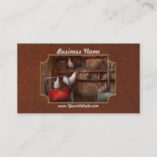 Tier - Huhn - die Ente ist ein Spion Visitenkarte