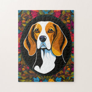 Tier Hund Beagle Lebhaft Puzzle