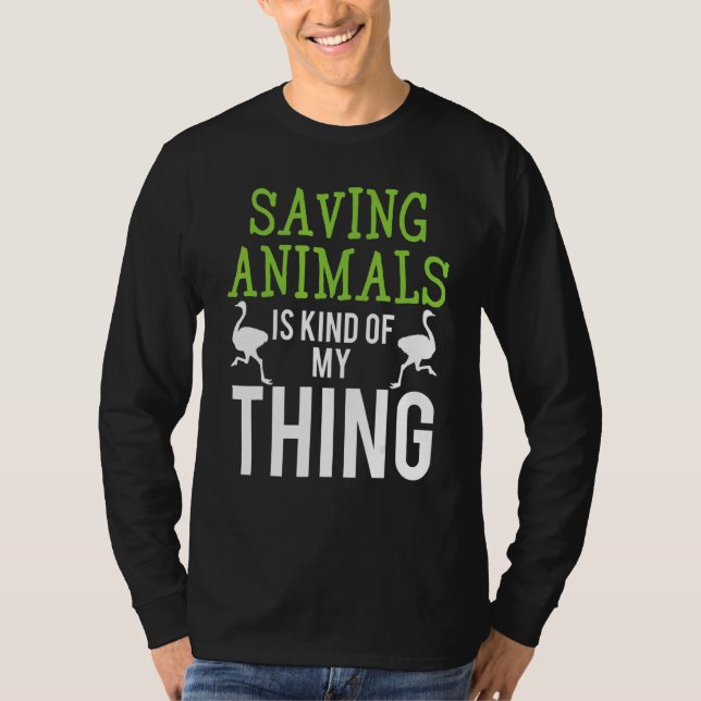 Tier I Rette Tiere 1 T-Shirt (Vorderseite)