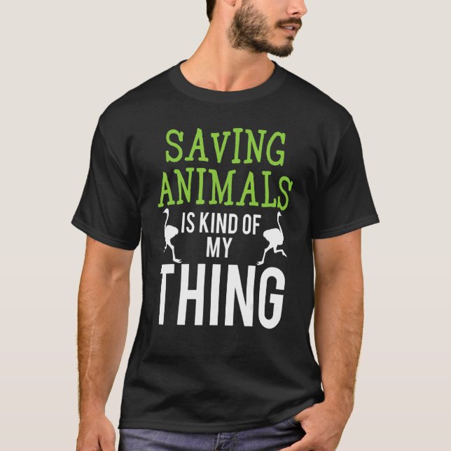 Tier I Rette Tiere 1 T-Shirt (Vorderseite)