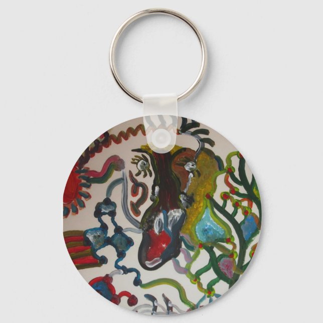 Tier im Dschungel - Schlüsselkettenkollektion Schlüsselanhänger (Vorderseite)