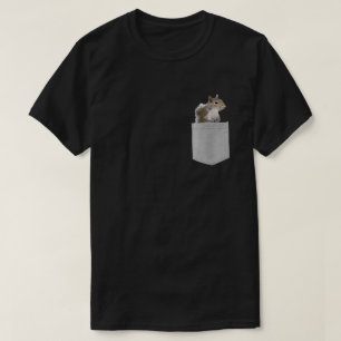 Tier in der Tasche Amerikanisches graues Eichhörnc T-Shirt