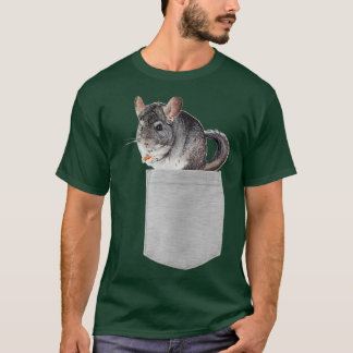 Tier in Ihrem Pocket Grauen Chinchilla Premium T-Shirt
