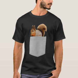 Tier in Ihrer Tasche Hallo Red Eichhörnchen T-Shirt