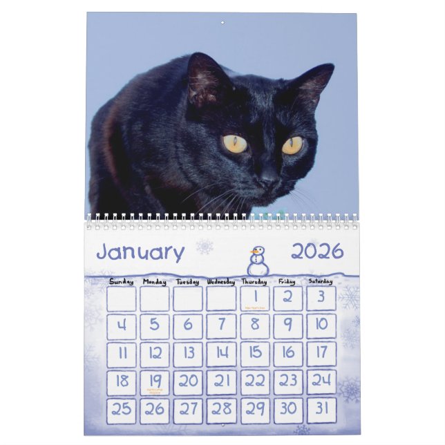 Tier-Kalender 10 Kalender (Jan 2026)