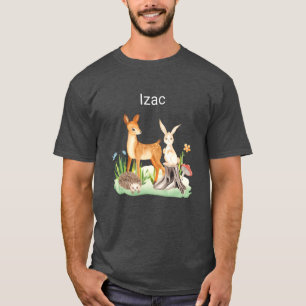 Tier Kaninchen Igel Izac lustig T-Shirt