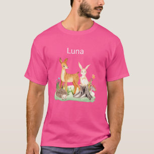Tier Kaninchen Igel Luna Freunde T-Shirt