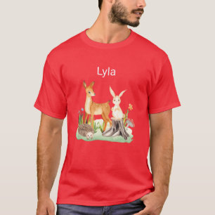 Tier Kaninchen Igel Lyla Freunde T-Shirt
